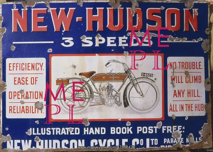 : New Hudson - 3 Speed motorcycle : New Hudson - 3 Speed motorcycle