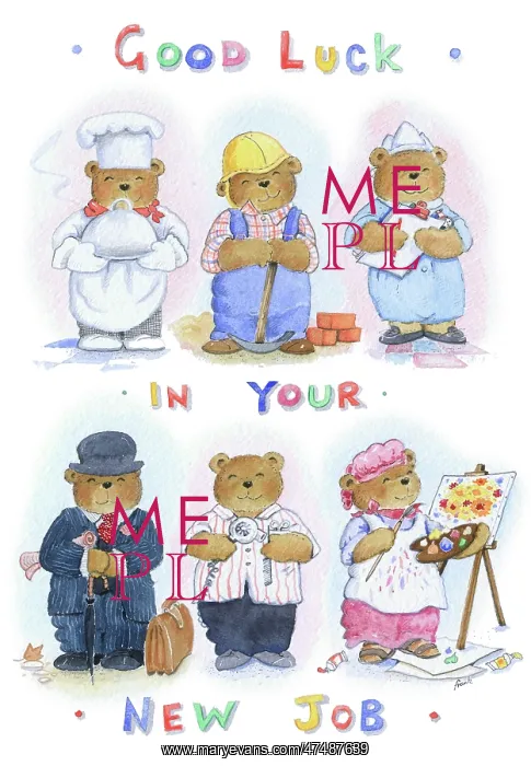 : New Job Teddies in different work clothes : New Job Teddies in different work clothes