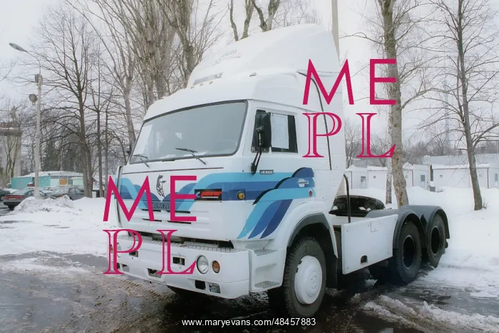 : New KamAZ-54112 tractor unit at 1996 Transmash : New KamAZ-54112 tractor unit at 1996 Transmash