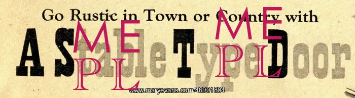 : New Mags - font, stable, door : New Mags - font, stable, door