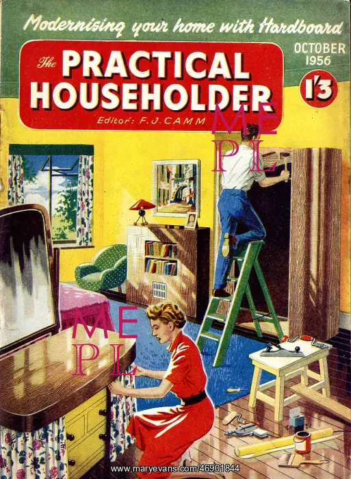 : New Mags - practical householder, 1956, man : New Mags - practical householder, 1956, man