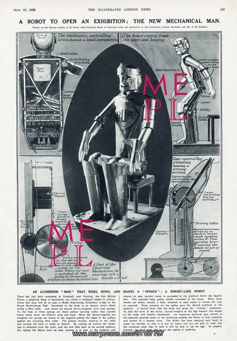 : The new mechanical man 1928 : The new mechanical man 1928