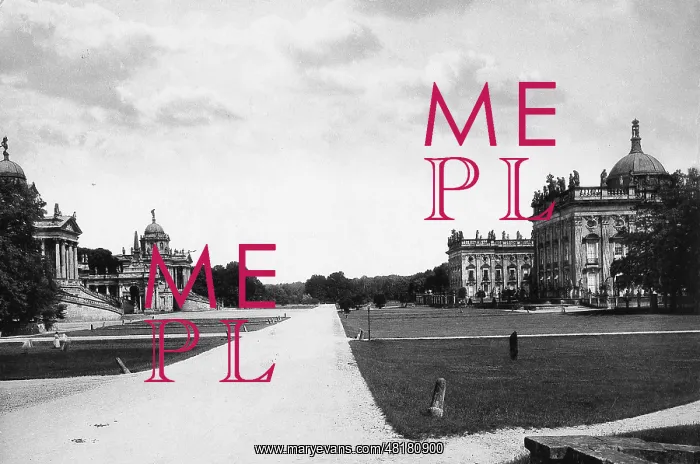: The New Palace in Potsdam, around 1910 : The New Palace in Potsdam, around 1910