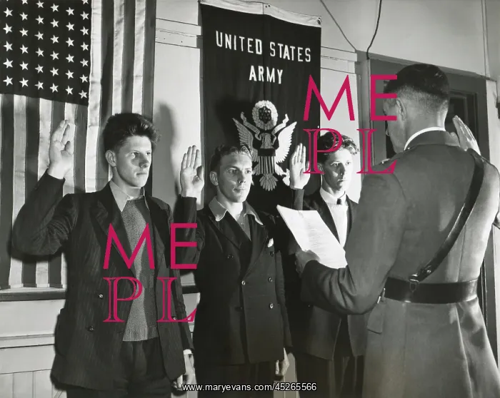: New recruits to the U.S. Army taking their service : New recruits to the U.S. Army taking their service