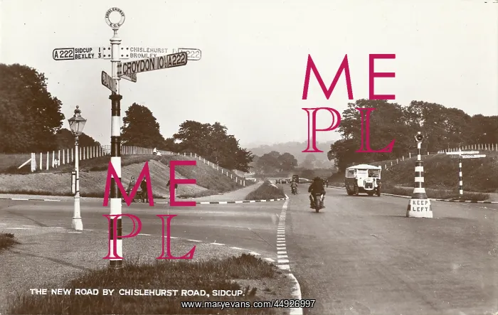 : The New Road by Chislehurst Road, Sidcup : The New Road by Chislehurst Road, Sidcup