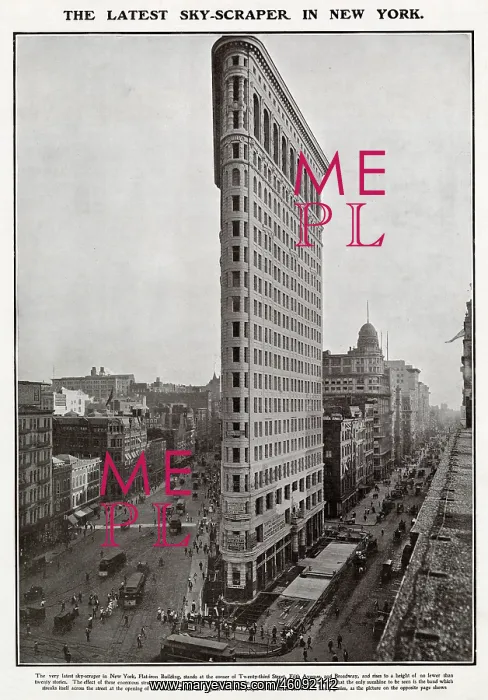 : New Sky-Scraper - Flatiron New York 1902 : New Sky-Scraper - Flatiron New York 1902