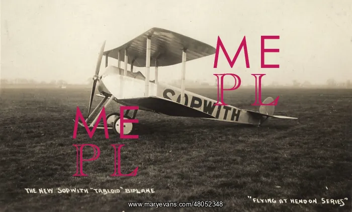: The new Sopwith Tabloid biplane : The new Sopwith Tabloid biplane