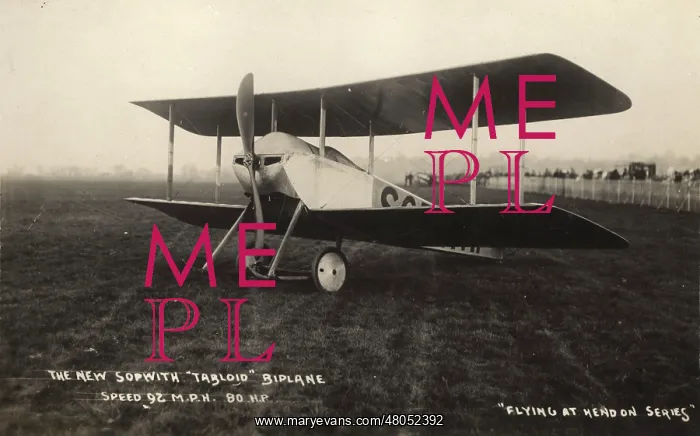 : The new Sopwith Tabloid biplane : The new Sopwith Tabloid biplane