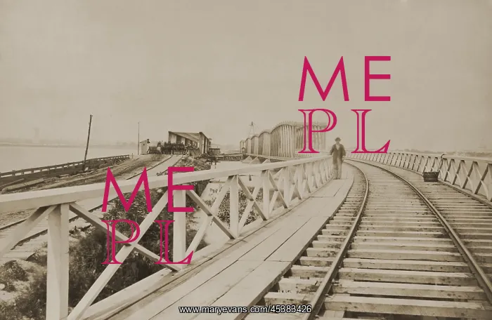 : The new span (right) of the Long Bridge between : The new span (right) of the Long Bridge between
