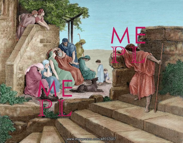 : New Testament. Parable of the Prodigal Son. Engraving. Color : New Testament. Parable of the Prodigal Son. Engraving. Color
