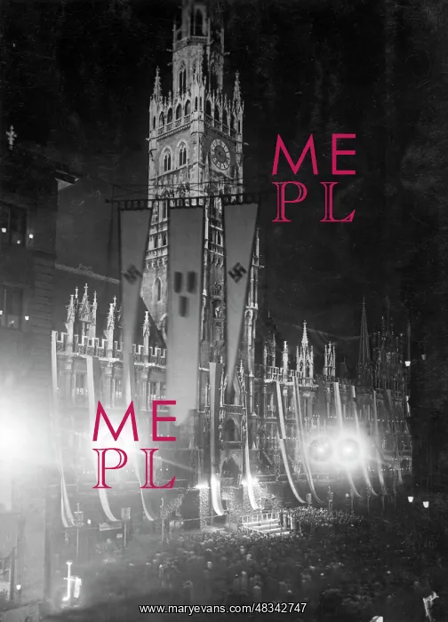 : New town hall in Munich, 10.07.1938 : New town hall in Munich, 10.07.1938