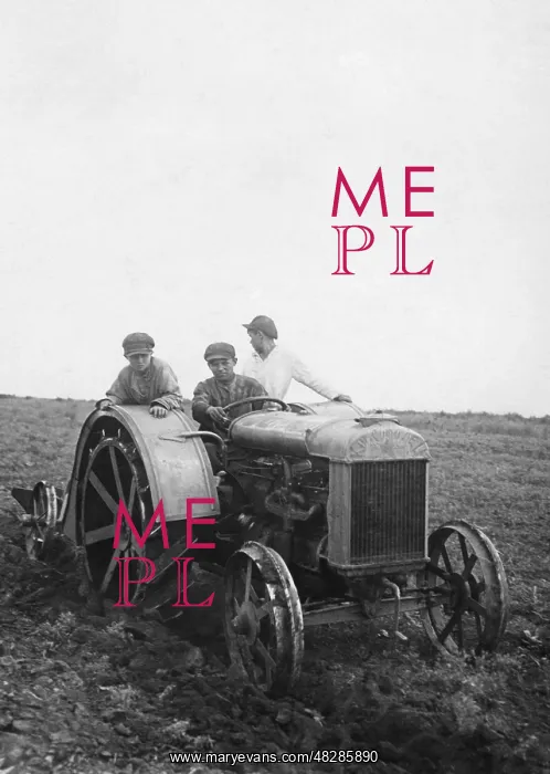 : New tractor on a kolkhoz in the Soviet Union, 1930 : New tractor on a kolkhoz in the Soviet Union, 1930