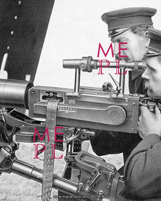 : A new type of German machine gun, World War One : A new type of German machine gun, World War One