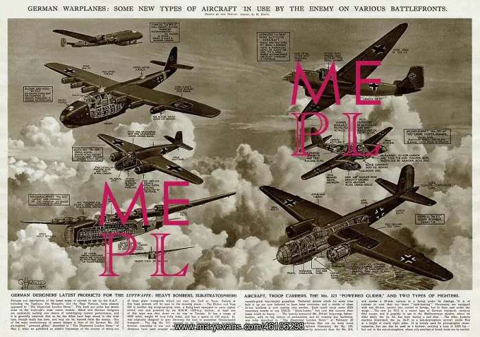 : New types of German warplane by G. H. Davis : New types of German warplane by G. H. Davis