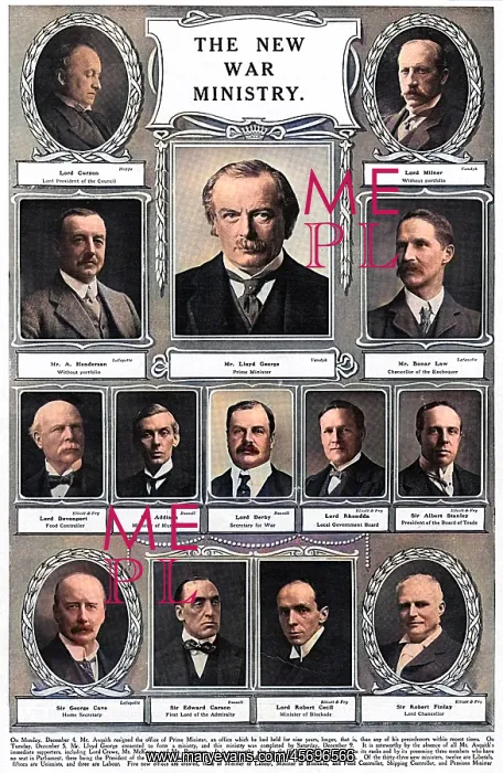  : The New War Ministry, WW1