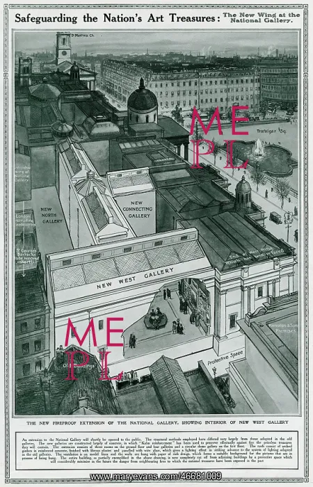: New Wing at the National Gallery, London : New Wing at the National Gallery, London