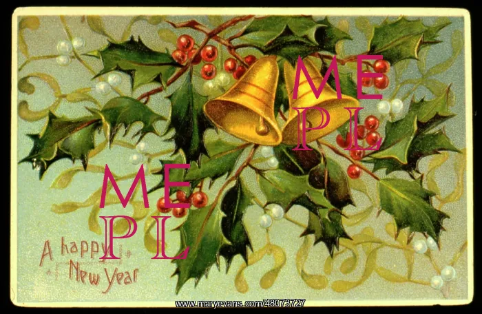  : New Year postcard