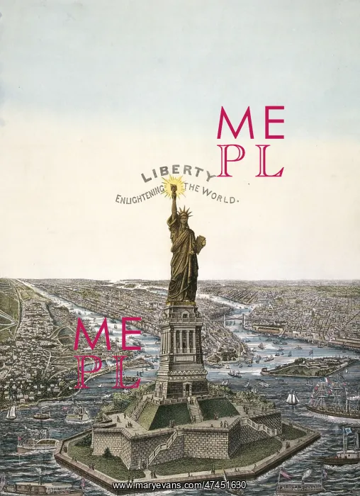 : New York. Bartholdi Statue of Liberty, erected on Bedloe's I : New York. Bartholdi Statue of Liberty, erected on Bedloe's I