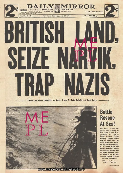 : New York British forces recapture Narvik : New York British forces recapture Narvik