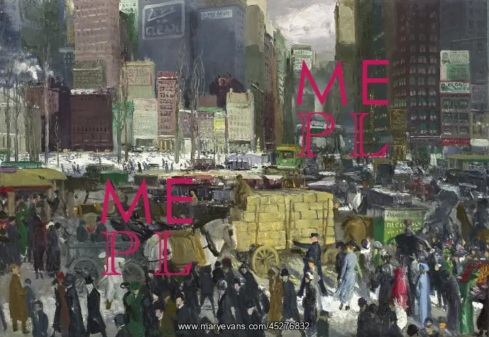 : New York by George Bellows : New York by George Bellows