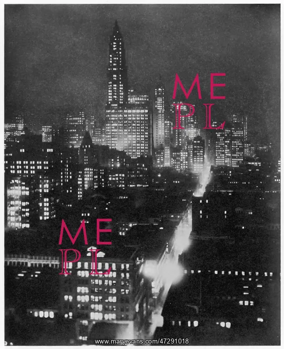 : New York at night : New York at night