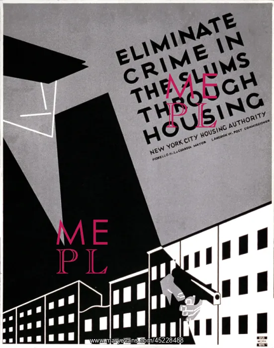 : New York, Poster promoting planned housing ? : New York, Poster promoting planned housing ?