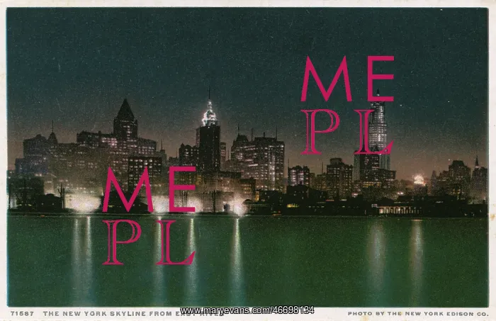 : The New York Skyline from the East River : The New York Skyline from the East River