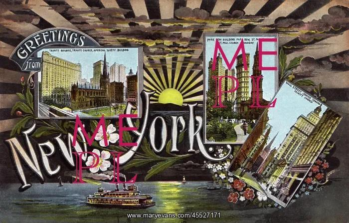 : New York souvenir postcard : New York souvenir postcard