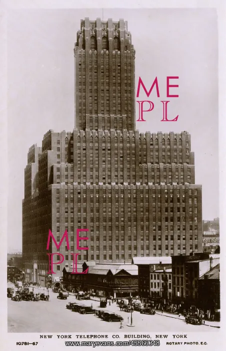 : New York Telephone Co. Building, New York City, USA : New York Telephone Co. Building, New York City, USA