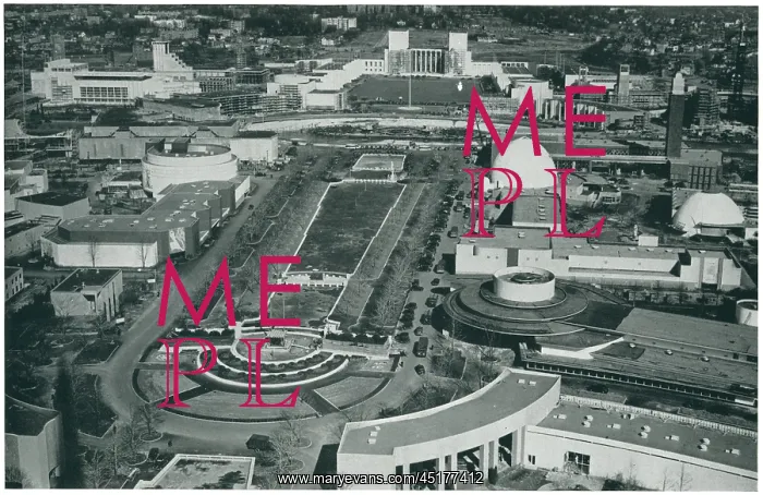 : New York World's Fair, View From The Trylon : New York World's Fair, View From The Trylon
