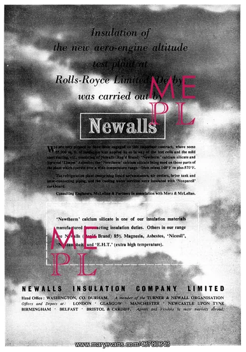  : Newalls Insulation Materials. Nicosil