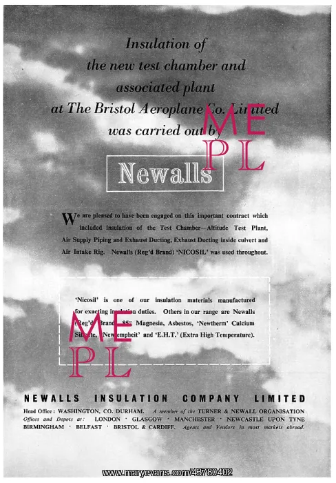  : Newalls Insulation Materials. Nicosil