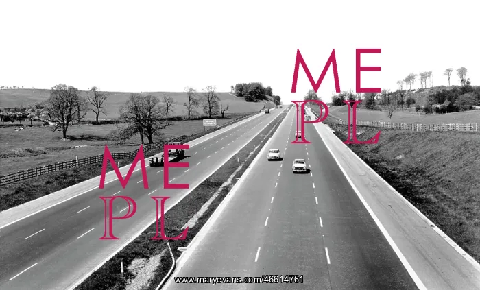  : Newcastle under Lyme, the M6 Motorway c1965