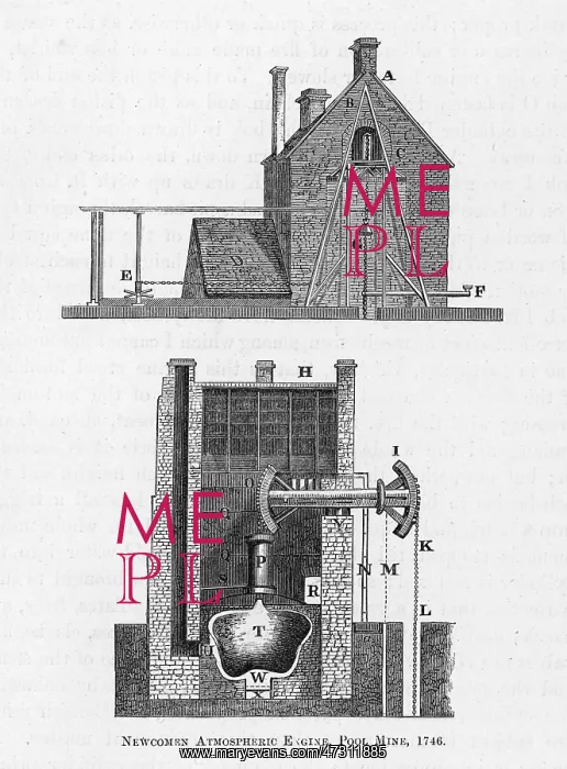 : NEWCOMEN ENGINE, POOL MINE : NEWCOMEN ENGINE, POOL MINE