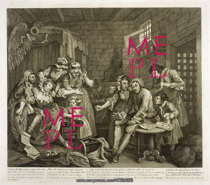 : NEWGATE PRISON 1735 : NEWGATE PRISON 1735