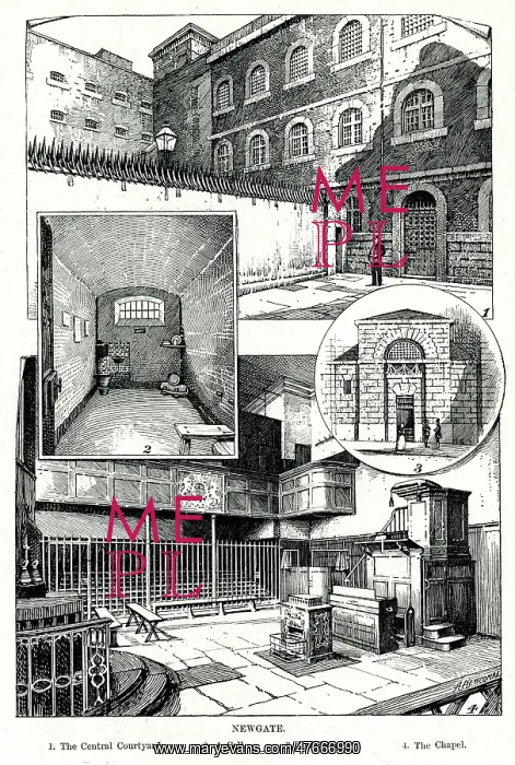 : Newgate prison 1896 : Newgate prison 1896