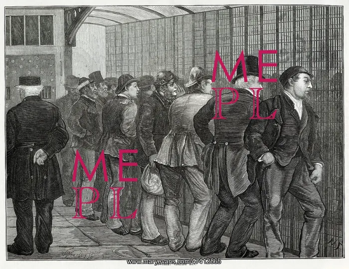 : Newgate Prison - Visiting Day 1873 : Newgate Prison - Visiting Day 1873