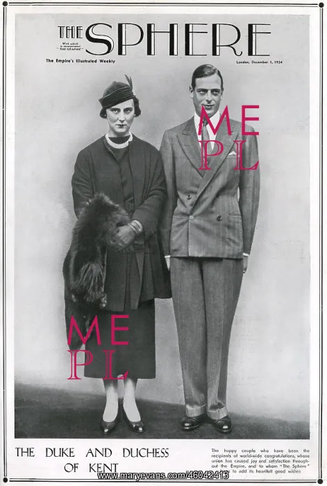 : Newly married Duke and Duchess of Kent : Newly married Duke and Duchess of Kent