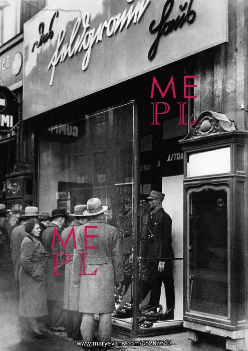 : A newly opened shop with uniforms, 1933 : A newly opened shop with uniforms, 1933