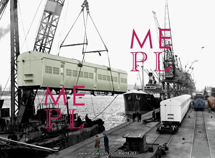  : Newport, Floating Crane c1955