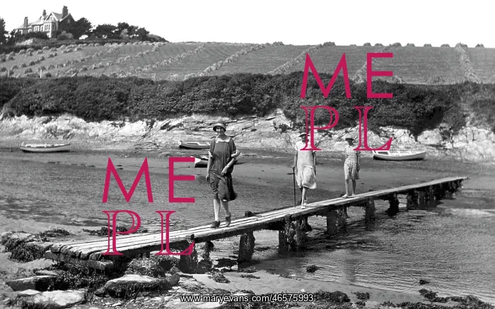  : Newquay, crossing the Gannel 1925