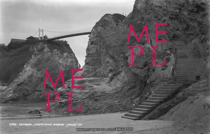 : Newquay Suspension Bridge : Newquay Suspension Bridge