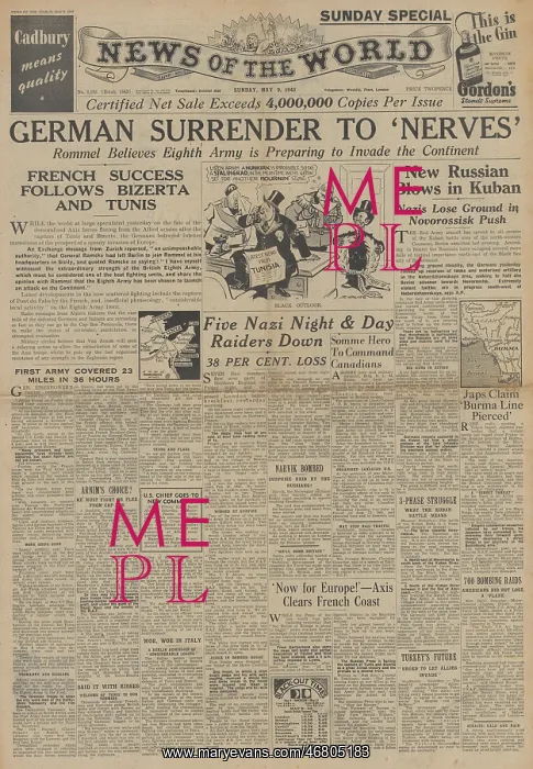 : News Of The World - Axis forces surrender in North Africa : News Of The World - Axis forces surrender in North Africa