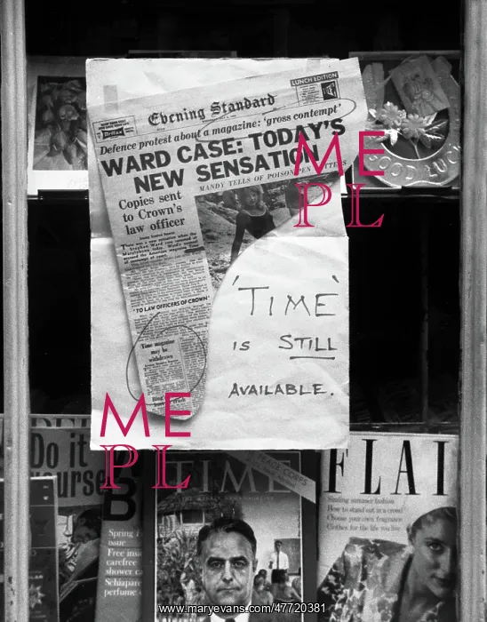 : Newsagent's window, North London : Newsagent's window, North London