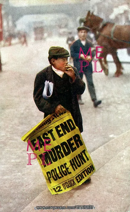  : Newsboy with poster
