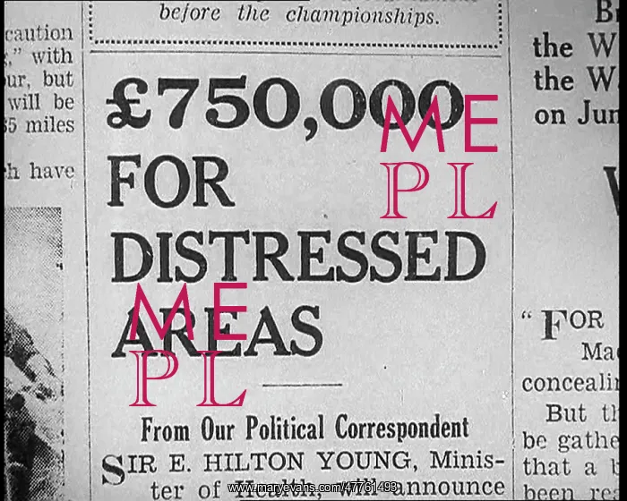 : Newspaper Headline Reading - 750, 000 For Distressed : Newspaper Headline Reading - 750, 000 For Distressed