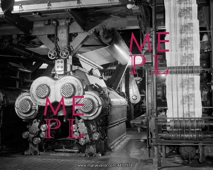 : Newspaper Presses Rolling : Newspaper Presses Rolling