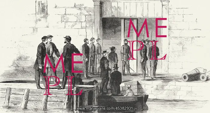 : Newspaper report of the detention of Confederate : Newspaper report of the detention of Confederate