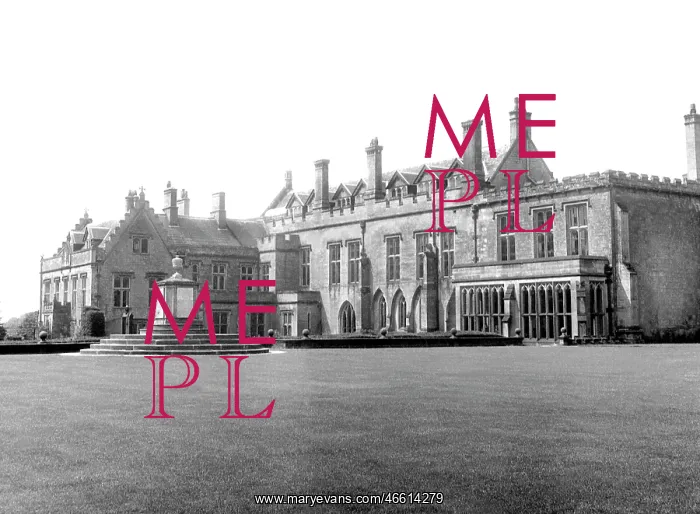  : Newstead Abbey, East Side c1955