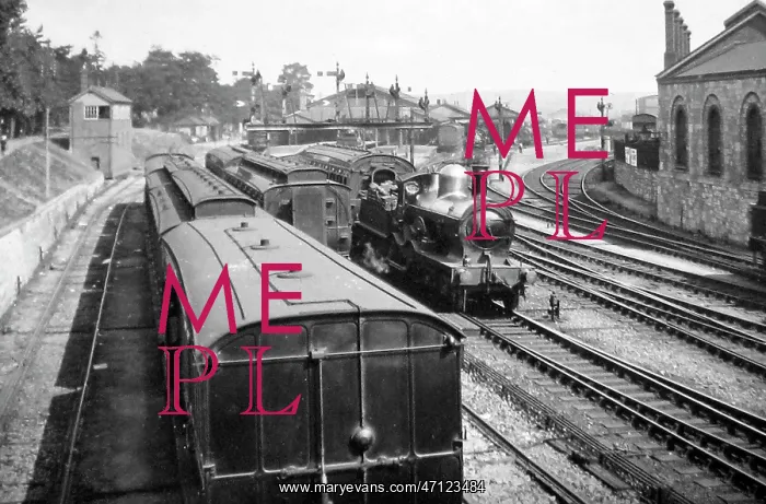  : Newton abbott railway station devon in 1899